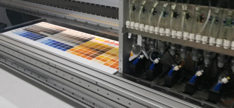 digital carpet printer process